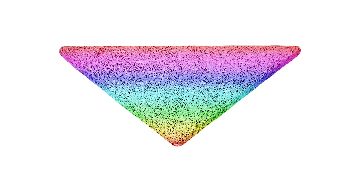 Soundec Standart Color f1/25 (0,580 x 0,580 x 0,820м) треугольник, для панно