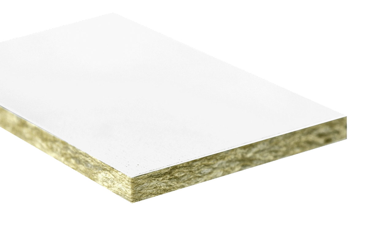 Akustiline Ampir White 20мм (0,6x0,6м) кромка А, без заднего стеклохолста